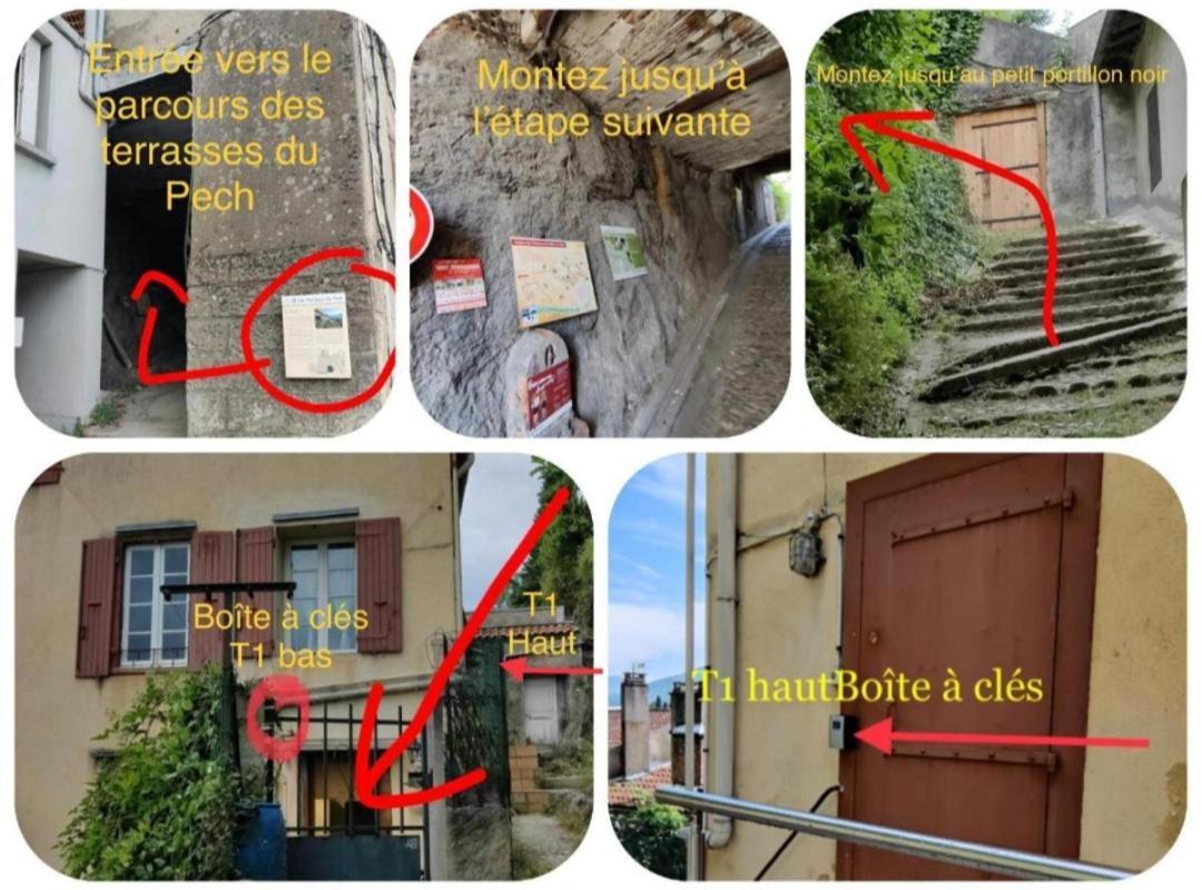 Hebergements Entiers Two Homes T1 Bas Or T1 Haut -Aux Terrasses Du Pech Foix Εξωτερικό φωτογραφία